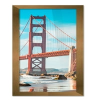Frame metalik brončani okvir za bronza - Moderni foto okvir uključuje UV akrilni štitnik