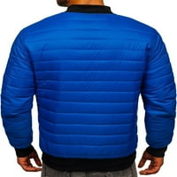 Sunsery Muška lagana pakirana jakna za jaknu Vodootporni zimski kopče kratki kaput sa džepovima