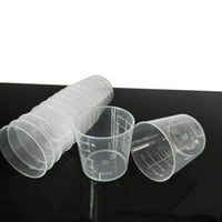 10 20 30ml Prozirna plastika Mjera za mjerenje šalice Dvostruke vage Cup spremnik