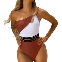Žene kupaći kostimi Tummy Control Frap Push Up kupaći kostim kupaći kostim Kupaći kostim visoki struk