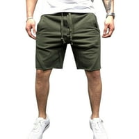 Dabay ljetni sportski casual fitness trčanje muške kratke hlače, zeleno m