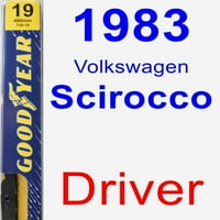 Volkswagen Scirocco vozač brisača brisača - Premium