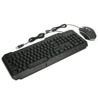 Ožičena tastatura i miša ožičena tastatura i mišem mehanički puknuti znak osvetljeni igrački priborD620
