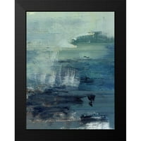 Parker, Jennifer Paxton Black Modern uokvireni muzej umjetnički print pod nazivom - Jutro Lake Mist