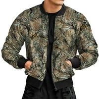 FVWitlyh jakne za mušku prekrivenu jaknu muške i zimske casual sportove tkane tkanine ulica ulice u