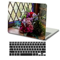 Kaishek samo za Macbook Pro S Case - rel. Model a a a a m1, plastična pokrov tvrdog školjke + crni poklopac tastature, cvijet 1532