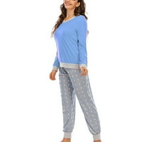 Ženske pidžame Žene Modni setovi Dot The Wear Lounge Twear Džep za spavanje Kućne mašine za spavanje