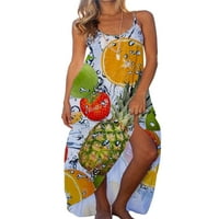 Paille dame visoki niski rub casual maxi haljine havajska zabava ljetno plaža sandress asimetrični odmor