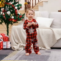 Porodica podudaranje božićne pidžame set santa thirt plaćene hlače sa outfit set
