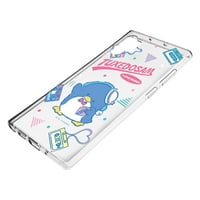 Galaxy Note Case Sanrio Clear TPU meka Jelly Cover - Tuxedosam Dance