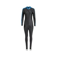 Aqua Blue Sport Skin Spande Super-Stretch odijelo za tijelo, savršeno za surfanje, ronjenje, snorkeling,