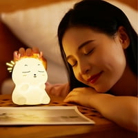 ELK jelena noćna svjetlost za djecu, slatka boja promjena silikona noćnog svjetla USB naboj, LED lampica