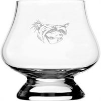 Crested pseće tematsko hlače 6,5oz Glencairn Whiskey Glass