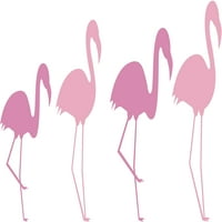 Početna Spavaća umjetnost Listovi cvijeće i flamingos Dekor duge nogu ptica dizajna izmjenjiva dnevni