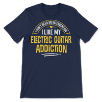 Smiješna majica za električnu gitaru - Sviđa mi se moja ovisnost