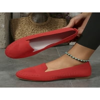 Colisha Dame Casual Cipes Udobne stane Mesh Loafers Ženska modna ravna cipela za cipele na crveno 8