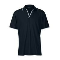 Muška majica Muška golf majica Casual Sports V Retd Ovratnik kratki rukav modni casual solid boja obični