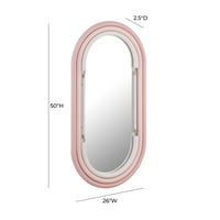 Namještaj Neonsko zidno ogledalo u ružičastoj boji