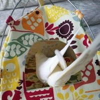 QucoQPE kućno dobavljači mali kućni ljubimac ptica gmbarjsko činčila viseći viseći parovski šator čišćenje