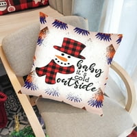 Božićni Santa Elk Snowman pokrivač Boho Hearts sa modernim savremenim i tradicionalnim dizajnom, dekoracija dekoracija za kauč kauč na sounu krevet ili spavaonice