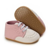 Dječji dječaci Djevojke Oxford cipele Tvrdo donje čipke Up tenisice PU kožna mokasinska novorođenčad