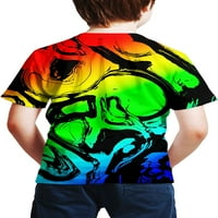 Wish Tree Boys Girls T majice 3D tiskane grafičke majice kratkih rukava za djecu 6- godina