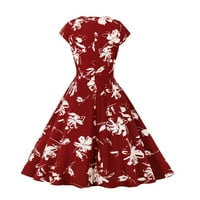 Manxivoo haljina za žene Vintage Halter Haljina 1950S Rockabilly Party haljina haljina Ženske povremene
