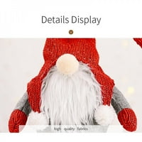 Božićne duge noge sjedeći položaj likovni ukras za lutke dekor rudolph godina poklon božićno drvce