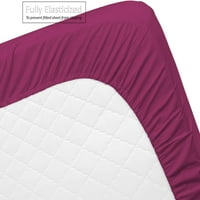 Pamučni set pamuka - Egipatski pamučni set - pamučni ravni lim - pamučni list - pamučni jastuk - ultra meka luksuzna posteljina set -