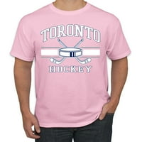Divlji Bobby Grad Toronto Hokej Fantasy Fon Sports Muška majica, svijetlo ružičasta, 4x-velika