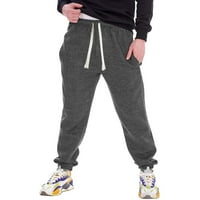 Pedort muške casual joggers hlače posteljina labava hlače lagana elastična pantalona za struk GY1, L