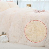 Mekana topla shaggy baba pokrivač kauč s bračnim krevetom