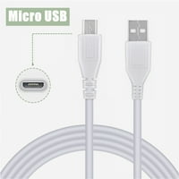 Na 3,3ft bijeli mikro USB punjenje kablske kabelne kabel za zamjenu za Nokia Snapper by Att Lumia by
