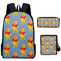 Školska torba Winnie The Pooh ruksak za djevojke 6. razreda Slatki ruksak školski torbica Satchel Olovka