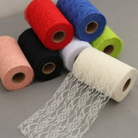 22m roll čipka tkanine Vjenčani ukras pakiranje Materijal Roll Craft DIY TUTU suknja Tkanina