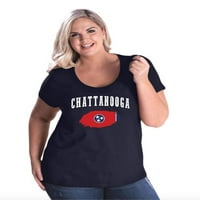 Normalno je dosadno - ženska majica plus veličine, do veličine - Chattanooga