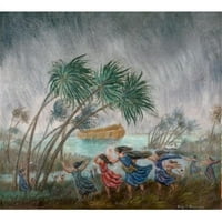 Posterazzi Sal kiše došlo je - početak poplave Vittorio Bianchini 1797- poster Print - In