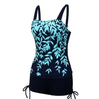 MXIQQPLTKY Tankini kupaći kostimi za žene labave fit cvjetne tiskane skromne kupaćih odijela
