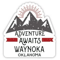 Waynoka Oklahoma Suvenir Magnet Avantura čeka dizajn