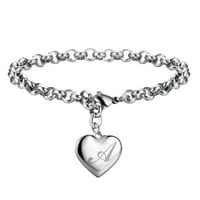 Keusn Love Heart u obliku srčanog slova na narukvicu nakit dame poklon