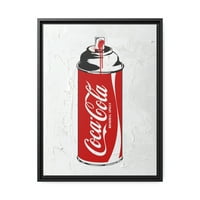 Coca-Cola Spray Boja može uokviriti platnu zidnu umjetnost - koks pop umjetnost