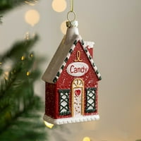 BIRCH božićni privjesak sa plastikom za višekratnu upotrebu plastike Xmas viseći charm craft Home Dekoracija