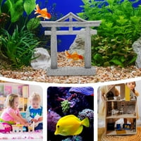 Minijaturni Torii Gate Model simulirani japanski torii ukras za kapiju MicroLandscape Decor