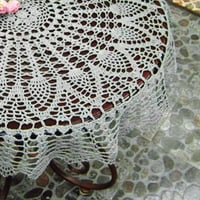 Cheers.us ručno izrađeni kukičani pamučni stolnjak okrugli crochet stolcloths pokrivač