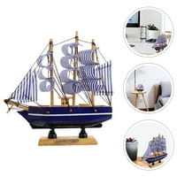 Drveni brodski model Model jedrilica Jedrenje brodom Kućni desni ukras