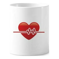 Elektrokardiogram srca Dizajn četkica za četkicu za zube Šol šal CERAC štand Olovka