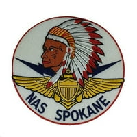 Avionska stanica Spokane okrugla jakna za jaknu - Boja - poslovanje u vlasništvu veterana