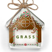 Ornament je tiskao jednu obodnu travu Zelena travnjak za travnjak Neonblond