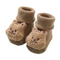 Zlekejiko Djevojke Veličina cipele Dječaci Veličina cipele Topla zimska cipele za bebe crtani medvjed oblik slatke cipele za bebe bebe meke jedinice cipele