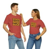 Školske sestre Rock medicinska sestra rn smiješna košulja Ženski grafički tee
